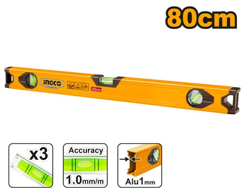 Nivela cu 3 indicatori 80cm INGCO HSL18080