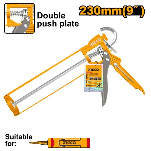 Pistol pentru silicon 230mm INGCO HCG1409