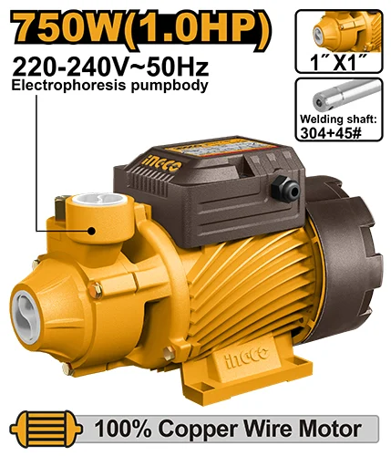Pompa de apa de suprafata 750W INGCO VPM75068 Pompa de apa de suprafata 750W INGCO VPM75068