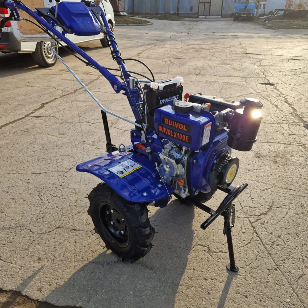 Motocultor pe Motorina LUX X100E BUIVOL 6.0HP  + Freza